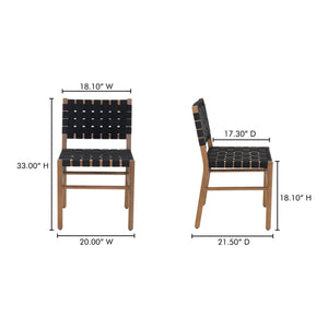   Modern European furniture - Black Woven Outdoor Dining Chair - www.oroa.com | Oroa.com