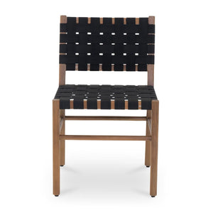   Modern European furniture - Black Woven Outdoor Dining Chair - www.oroa.com | Oroa.com