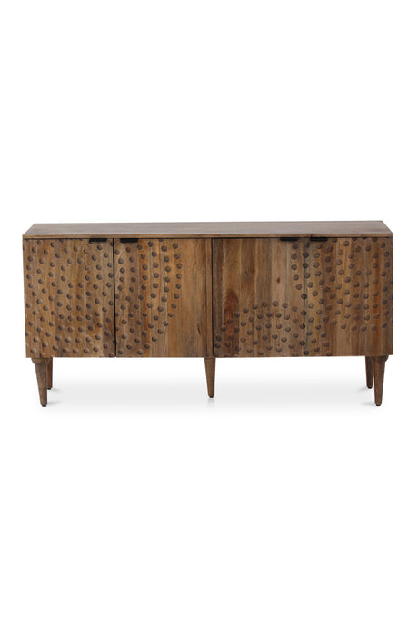 Modern European furniture - Carved Wooden 4-Door Sideboard - www.oroa.com