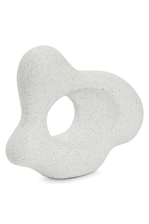 Modern European furniture - Gray Flecked Abstract Sculpture - www.oroa.com