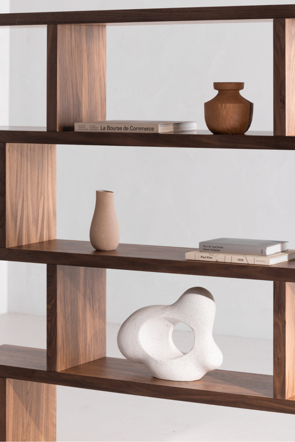 Modern European furniture - Gray Flecked Abstract Sculpture - www.oroa.com