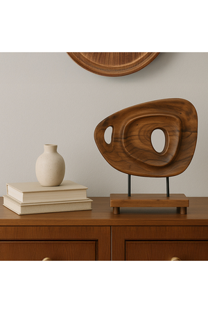 Natural Acacia Freeform Sculpture | Novi Living Saddler | Oroa.com