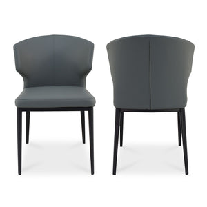 Modern European furniture - Vegan Leather Dining Chair Set (2) - www.oroa.com