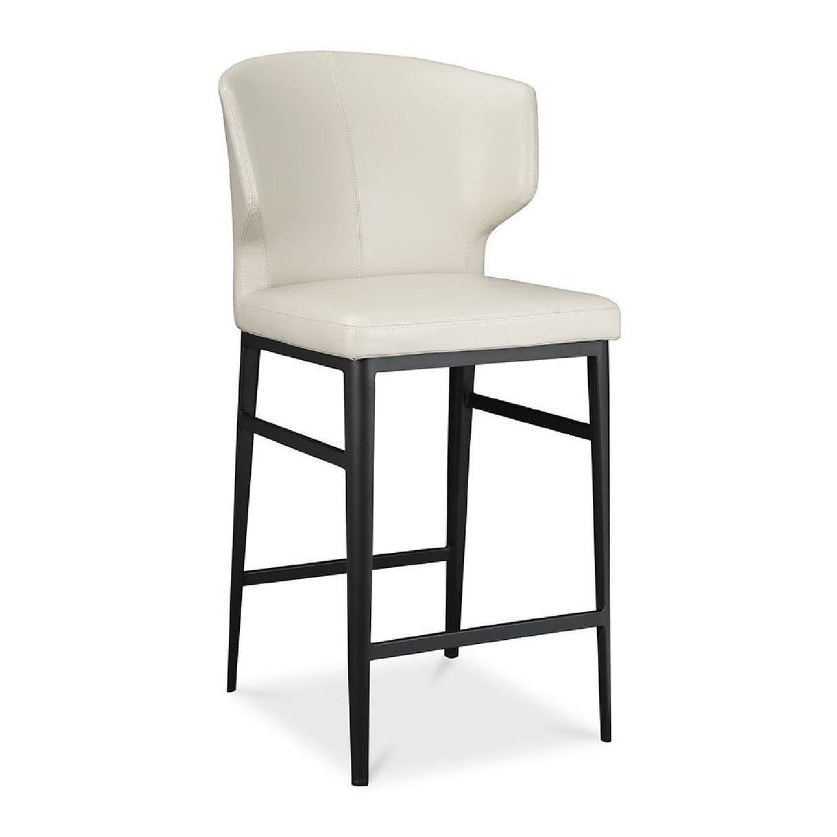 Modern European furniture - Vegan Leather Counter Stool - www.oroa.com