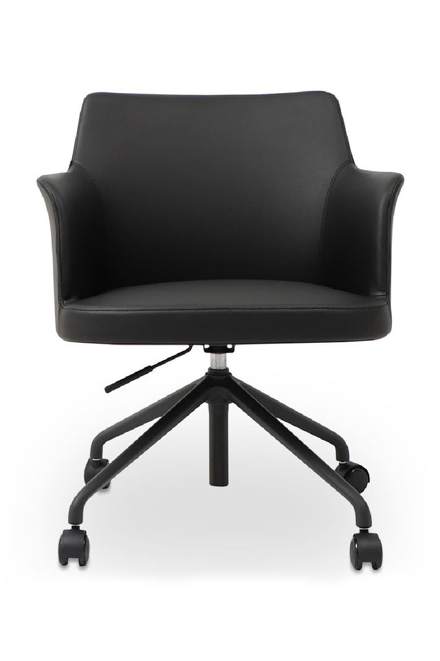 Modern European furniture - Black Swivel Office Chair - www.oroa.com