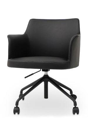 Modern European furniture - Black Swivel Office Chair - www.oroa.com