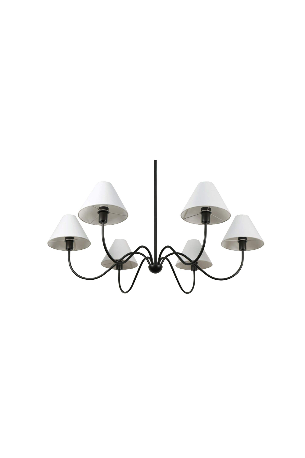 Blackened Bronze 6-Light Chandelier | Novi Living Whitney | Oroa.com