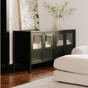   Modern European furniture - Solid Pine 4-Door Sideboard - www.oroa.com | Oroa.com