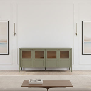   Modern European furniture - Solid Pine 4-Door Sideboard - www.oroa.com | Oroa.com