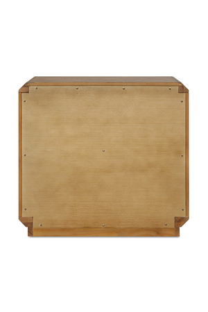   Modern European furniture - Brown Oak 3-Drawer Nightstand - www.oroa.com | Oroa.com