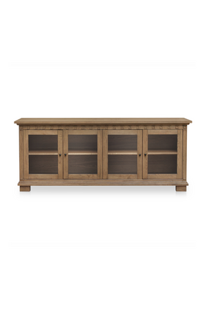 Brown Ash 4-Door Sideboard | Novi Living Lillian | Oroa.com