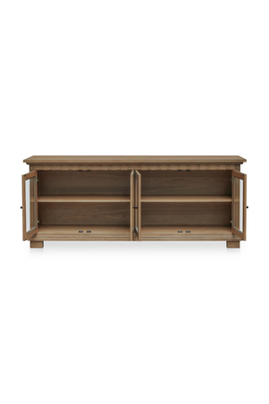 Brown Ash 4-Door Sideboard | Novi Living Lillian | Oroa.com