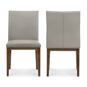Modern European furniture - Top Grain Leather Dining Chairs (2) - www.oroa.com