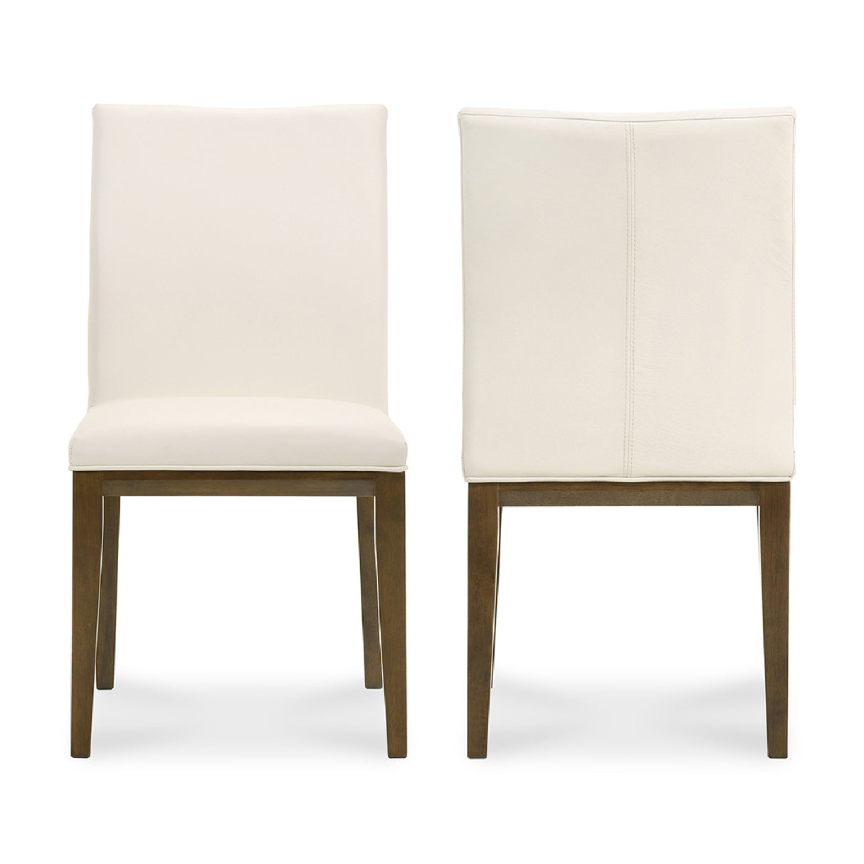 Modern European furniture - Top Grain Leather Dining Chairs (2) - www.oroa.com