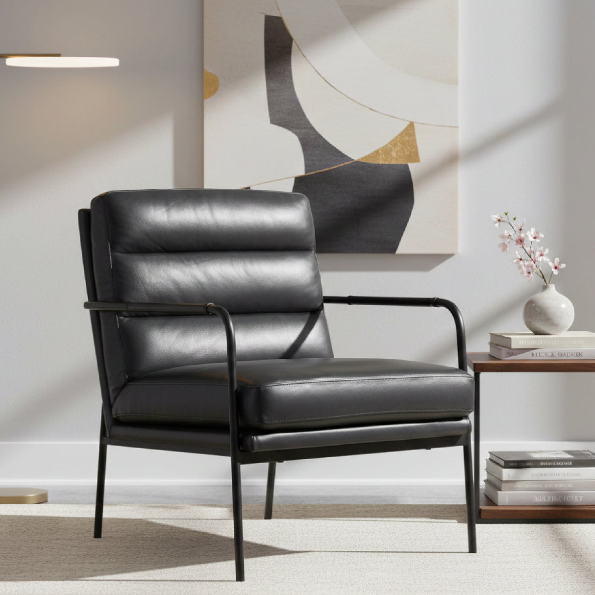 Modern European furniture - Leather Classic Lounge Armchair - www.oroa.com