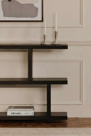   Modern European furniture - Black Ash Veneer Shelf - www.oroa.com | Oroa.com