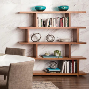 Modern European furniture - Wooden Room Divider Shelf - www.oroa.com