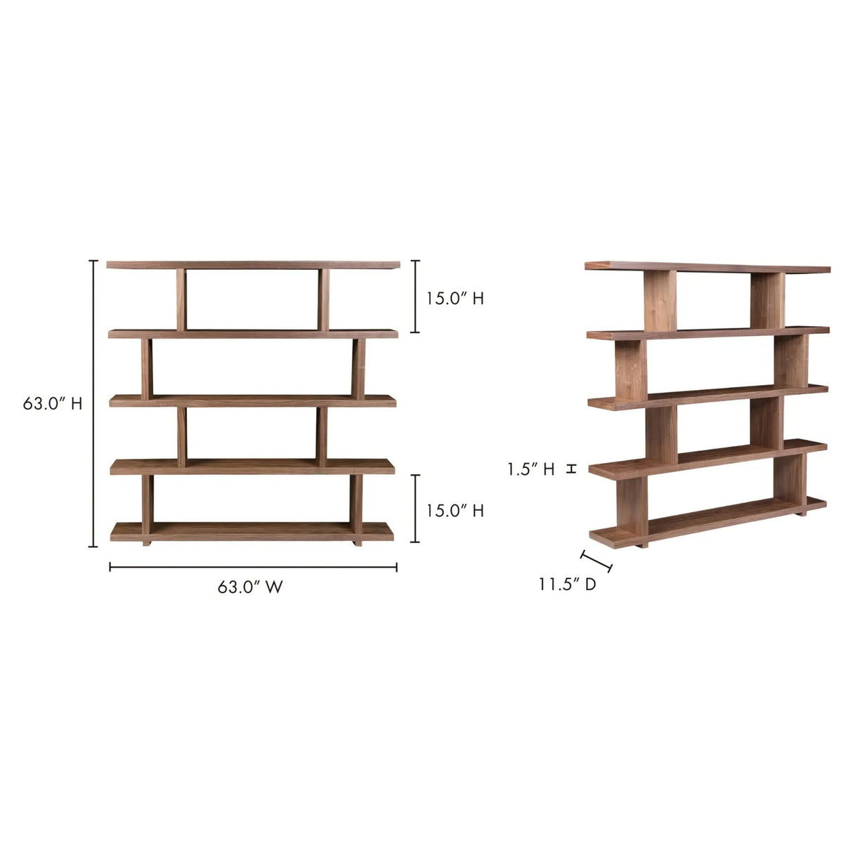 Modern European furniture - Wooden Room Divider Shelf - www.oroa.com