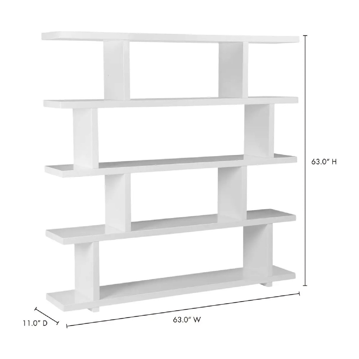 Modern European furniture - Wooden Room Divider Shelf - www.oroa.com