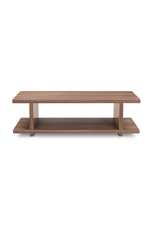   Modern European furniture - Walnut Open-Shelf Coffee Table - www.oroa.com | Oroa.com