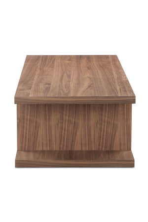   Modern European furniture - Walnut Open-Shelf Coffee Table - www.oroa.com | Oroa.com
