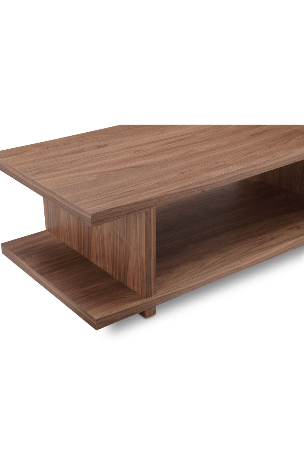   Modern European furniture - Walnut Open-Shelf Coffee Table - www.oroa.com | Oroa.com