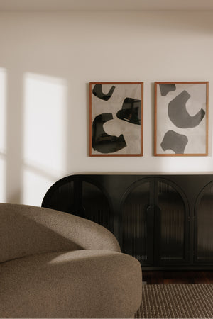   Modern European furniture - Black Arched 6-Door Sideboard - www.oroa.com | Oroa.com