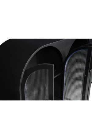   Modern European furniture - Black Arched 6-Door Sideboard - www.oroa.com | Oroa.com
