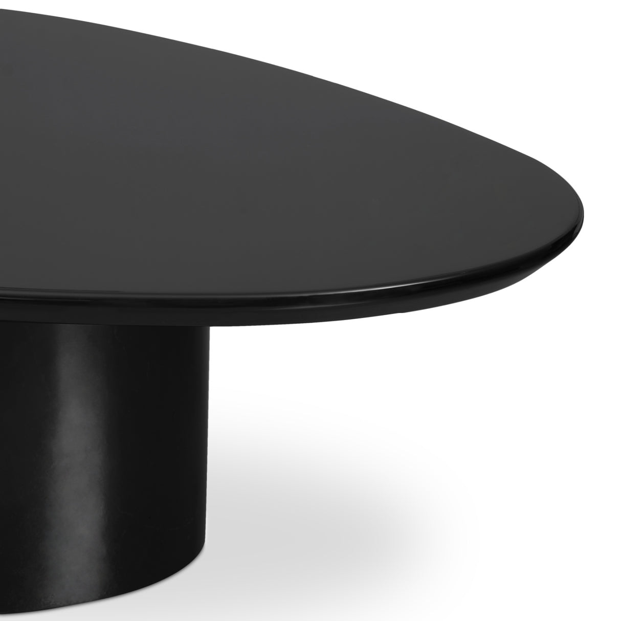 Modern European furniture - Organic-Shaped Lacquered Coffee Table - www.oroa.com