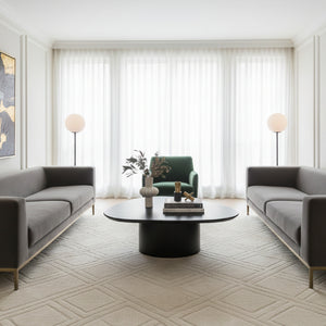 Modern European furniture - Organic-Shaped Lacquered Coffee Table - www.oroa.com