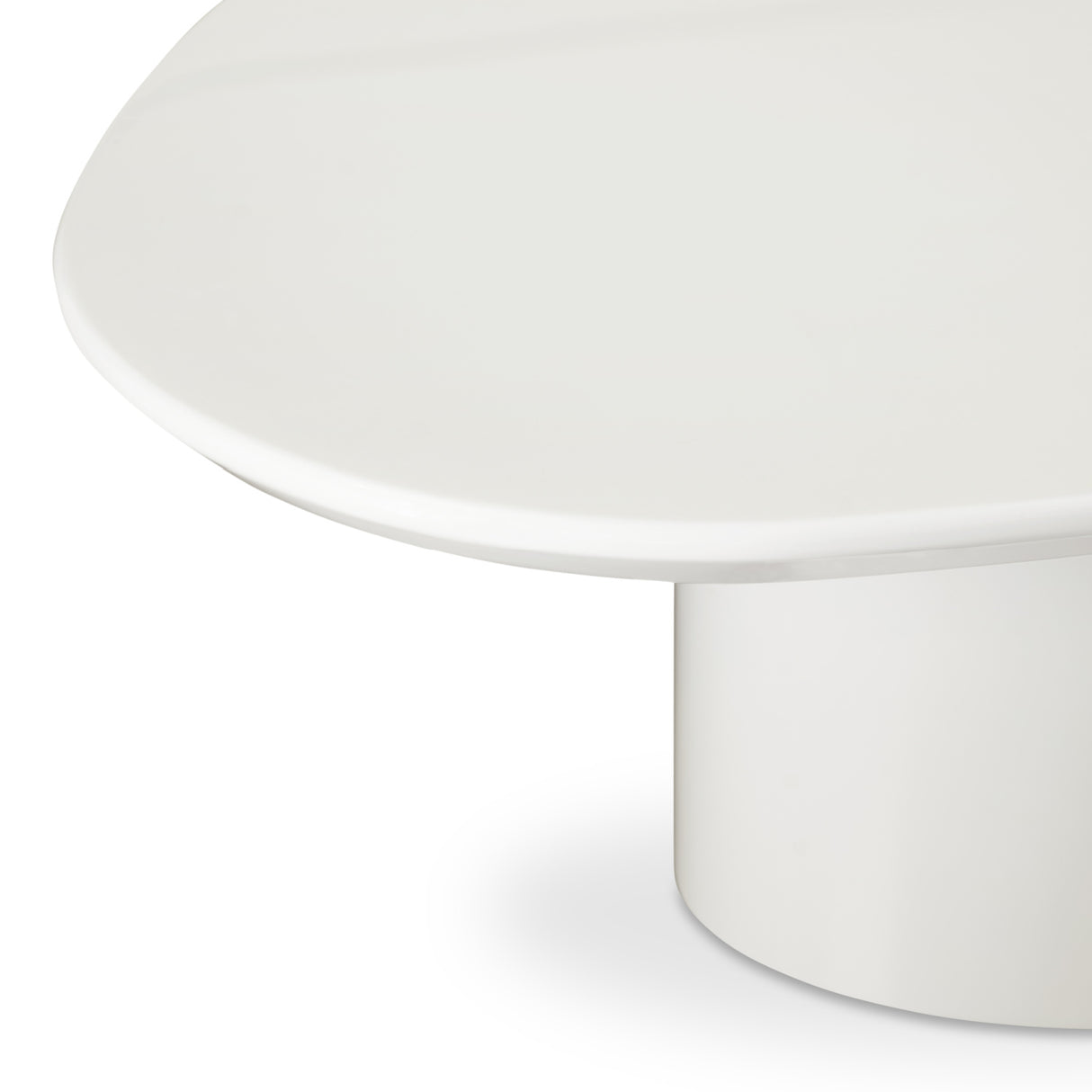 Modern European furniture - Organic-Shaped Lacquered Coffee Table - www.oroa.com