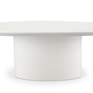 Modern European furniture - Organic-Shaped Lacquered Coffee Table - www.oroa.com