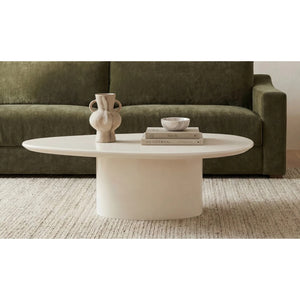 Modern European furniture - Organic-Shaped Lacquered Coffee Table - www.oroa.com