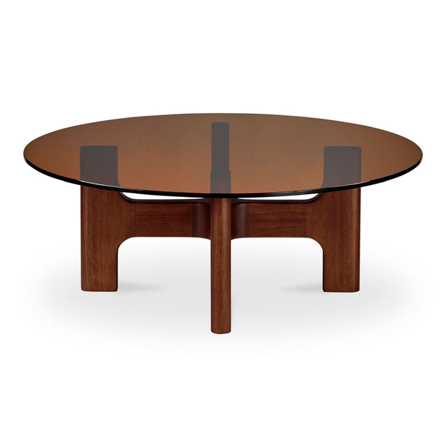 Modern European furniture - Brown Glass Coffee Table - www.oroa.com