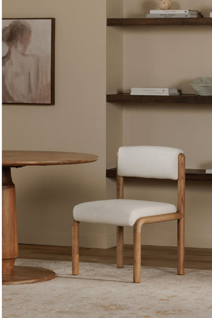 Modern European furniture - Solid Ash Framed Dining Chairs (2) - www.oroa.com