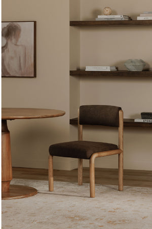 Modern European furniture - Solid Ash Framed Dining Chairs (2) - www.oroa.com