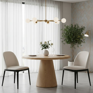 Modern European furniture - Round Solid Ash Dining Table - www.oroa.com