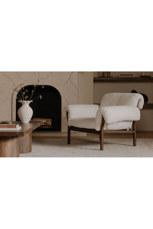 Ash-Framed Lounge Chair | Novi Living Cardero | Oroa.com