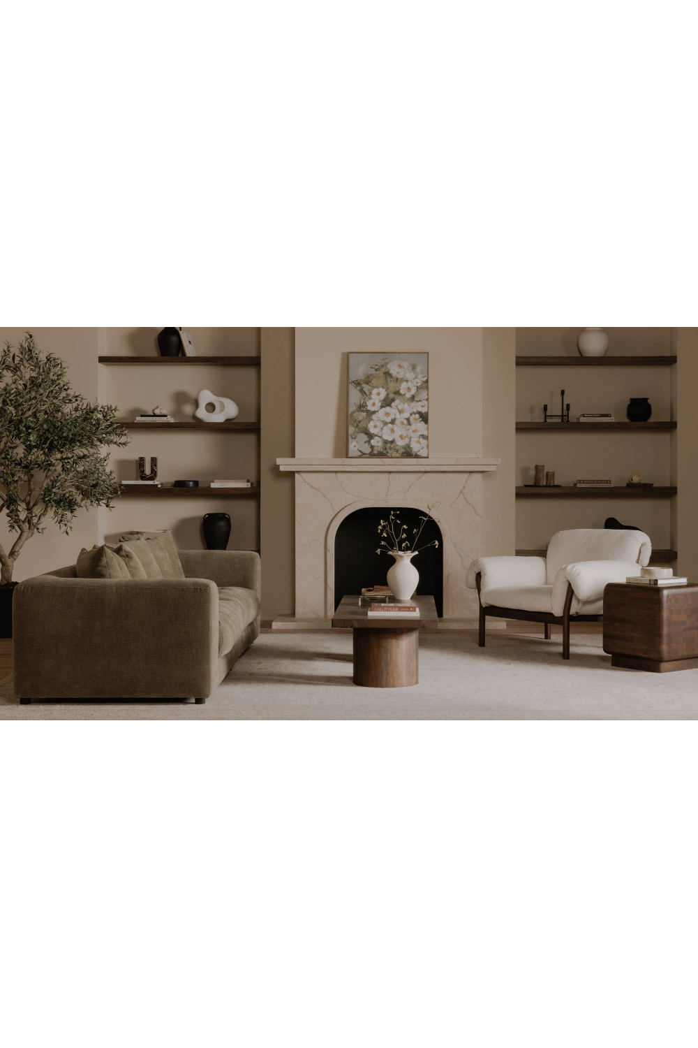 Ash-Framed Lounge Chair | Novi Living Cardero | Oroa.com