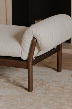Ash-Framed Padded Daybed | Novi Living Cardero | Oroa.com