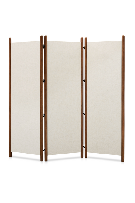 White Linen Blend Screen | Novi Living Enni | Oroa.com