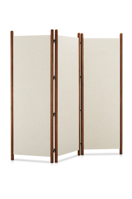 White Linen Blend Screen | Novi Living Enni | Oroa.com
