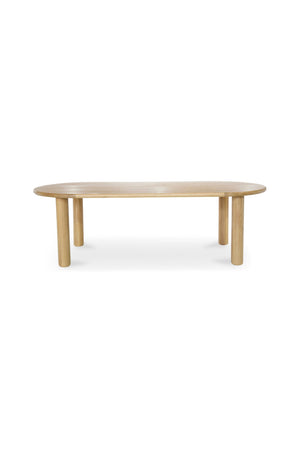   Modern European furniture - Light Oak Oval Dining Table - www.oroa.com | Oroa.com