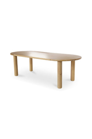   Modern European furniture - Light Oak Oval Dining Table - www.oroa.com | Oroa.com