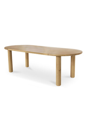   Modern European furniture - Light Oak Oval Dining Table - www.oroa.com | Oroa.com