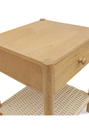   Modern European furniture - Woven Rope Accent Nightstand - www.oroa.com | Oroa.com