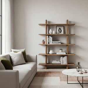 Modern European furniture - Modern Oak Display Bookcase - www.oroa.com
