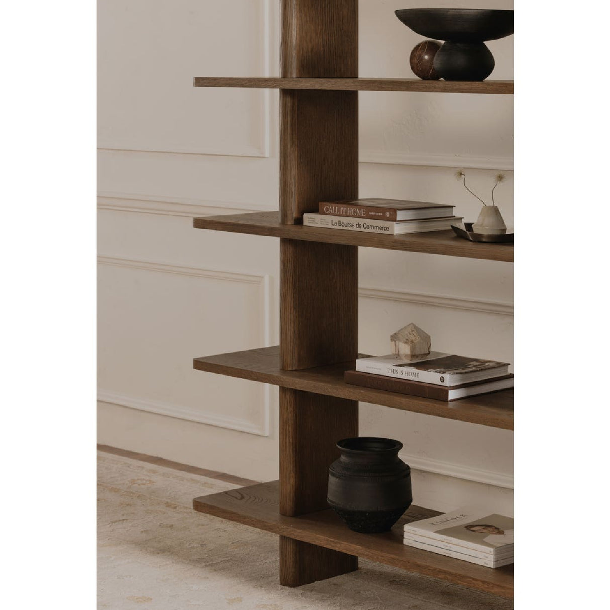 Modern European furniture - Modern Oak Display Bookcase - www.oroa.com