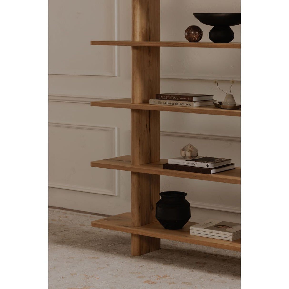 Modern European furniture - Modern Oak Display Bookcase - www.oroa.com