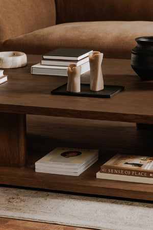   Modern European furniture - Oak Open Storage Coffee Table - www.oroa.com | Oroa.com